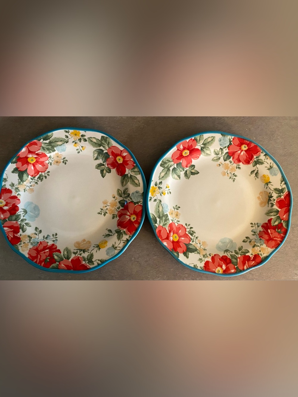 Pioneer Woman Vintage Floral Plates
